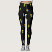 Schattige Cartoon Parrot Leggings (Voorkant)