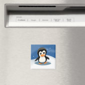 Schattige Cartoon Penguin Magneet (Insitu (Vaatwasser))