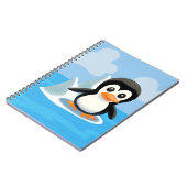 Schattige Cartoon Penguin Notitieboek (Linkerzijde)