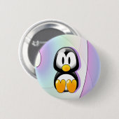 Schattige Cartoon Penguin Ronde Button 5,7 Cm (Voorkant /achterkant)