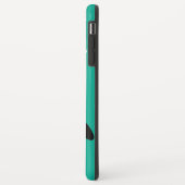 schattige cartoon pinguin emerald handgeschreven l Case-Mate iPhone case (Achterkant/links)