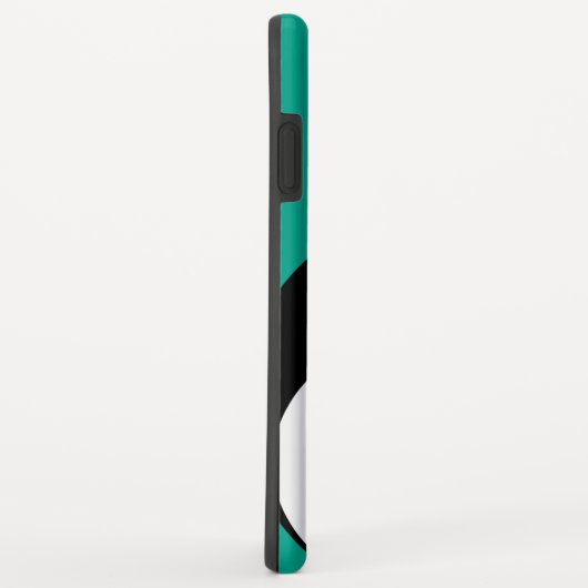 schattige cartoon pinguin emerald handgeschreven l Case-Mate iPhone case (Achterkant/rechts)