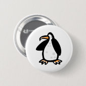 schattige cartoon pinguïn ronde button 5,7 cm (Voorkant /achterkant)