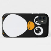 Schattige Cartoon Pinguïn Zwart en Wit Case-Mate iPhone Case (Achterkant (horizontaal))