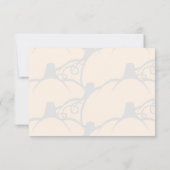 Schattige Cartoon Pompoen Aangepaste Notitie Notitiekaartje (Achterkant)