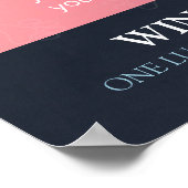 Schattige Cartoon Poodle Dog Pet Shop Open House Poster (Hoek)