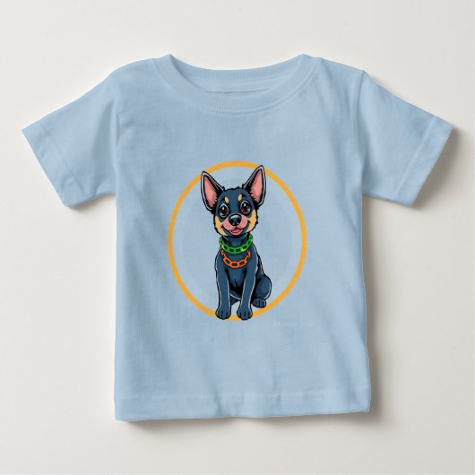 Schattige Cartoon Puppy (Voorkant)