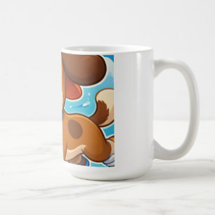Schattige Cartoon Puppy Kids Koffiemok