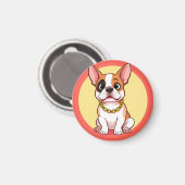 Schattige Cartoon Puppy Magneet (Voorkant / Achterkant)