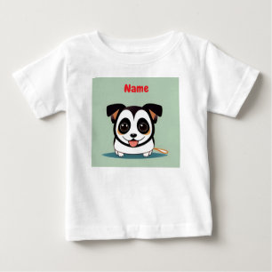 Schattige Cartoon Puppy Met Aandoenlijke Uitdrukki
