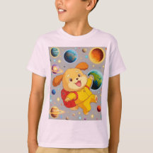 Schattige Cartoon Puppy Met Rugzak Drijvend