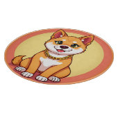 Schattige Cartoon Puppy Snijplank (Hoek)