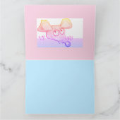 Schattige cartoon rat muis Nieuwjaar 2020 symbool  Kaart (Binnen)