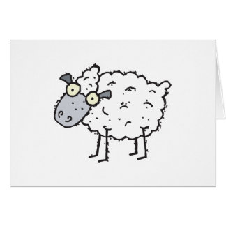 schattige cartoon schaap