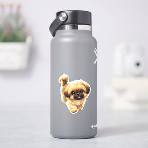 Schattige Cartoon Shih Tzu Nala Hondje Sticker