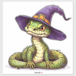 Schattige Cartoon slang Sticker