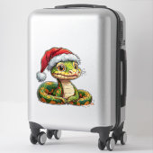 Schattige Cartoon Slang Sticker (Koffer)