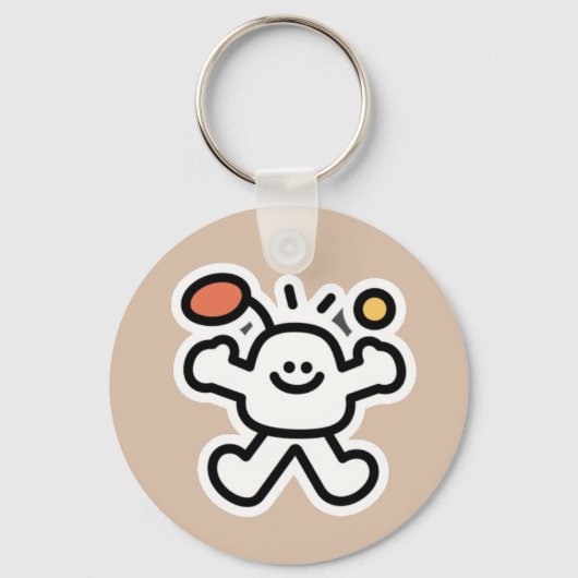 Schattige Cartoon Sleutelhanger (Voorkant)