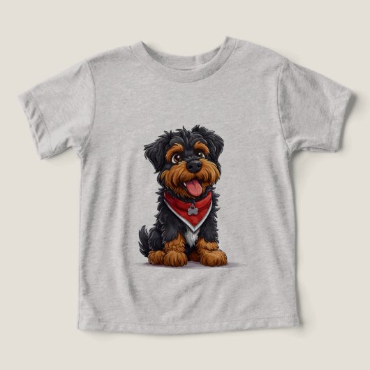 Schattige cartoon-stijl hond (Design voorkant)