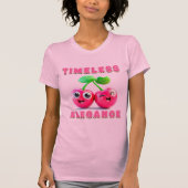 Schattige Cartoon stijl vrolijke kers T-shirt (Voorkant)
