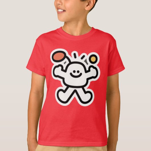 Schattige Cartoon T-shirt (Voorkant)