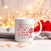 Schattige Cartoon Valentijn Koffiemok