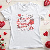 Schattige Cartoon Valentijn T-shirt