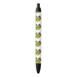 schattige cartoon van twee zuren - gepersonaliseer zwarte inkt pen