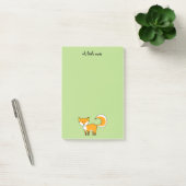 schattige cartoon van vossenvee post-it® notes (Kantoor)