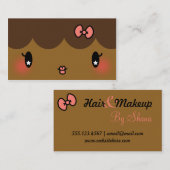 schattige cartoon visitekaartje (Voorkant / Achterkant)