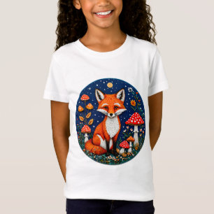 Schattige cartoon vos t-shirt
