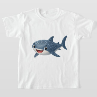 Schattige Cartoon Walvishaai T-shirt
