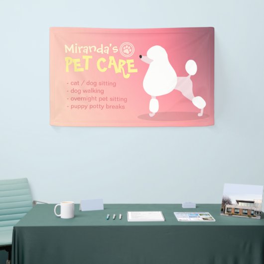 Schattige Cartoon Wieg-illustratie van portier Spandoek (Beurs)