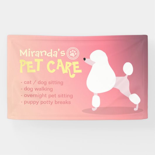 Schattige Cartoon Wieg-illustratie van portier Spandoek (Horizontaal)