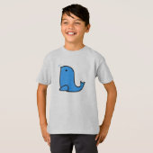 schattige cartoon zeehond t-shirt (Voorkant volledig)