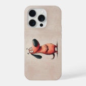 Schattige Cartoonhond Schets Illustratie iPhone Hoesje (Achterkant)
