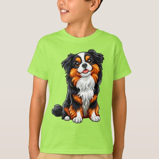 Schattige cartoonhond t-shirt (Voorkant)