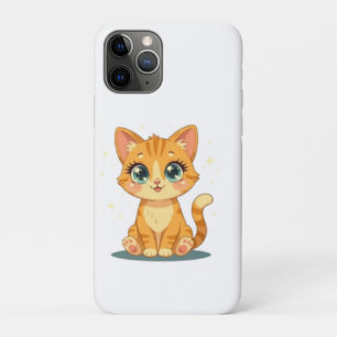 **Schattige Cartoonkat – Aandoenlijke Kitty-illust Case-Mate iPhone Case