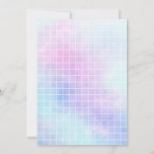 Schattige Castle Sprookje Bruiloft Kaart (Achterkant)