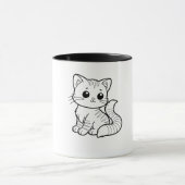 SCHATTIGE CAT ART DESIGN MOK (Midden)