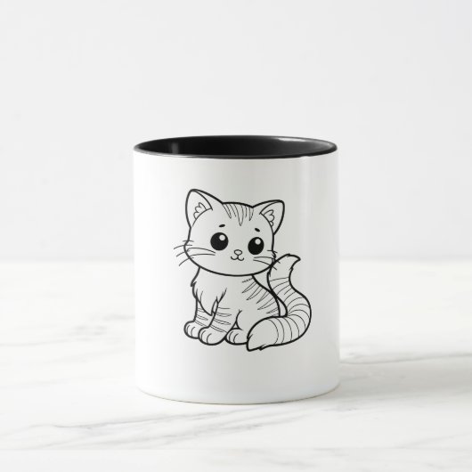 SCHATTIGE CAT ART DESIGN MOK (Midden)