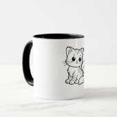 SCHATTIGE CAT ART DESIGN MOK (Voorkant links)