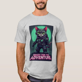 Schattige Cat Astronaut T-shirt – klaar voor avont
