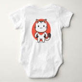 Schattige Cat Baby Bodysuit - Schattigee Kitten De (Achterkant)