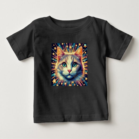 Schattige Cat baby T-shirt! (Voorkant)
