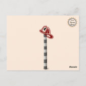 Schattige Cat Briefkaart - Fire Chief (Achterkant)