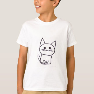 Schattige Cat cartoon T-shirt
