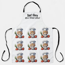 Schattige Cat Chef All-Over Print Schort