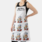 Schattige Cat Chef All-Over Print Schort (Insitu)