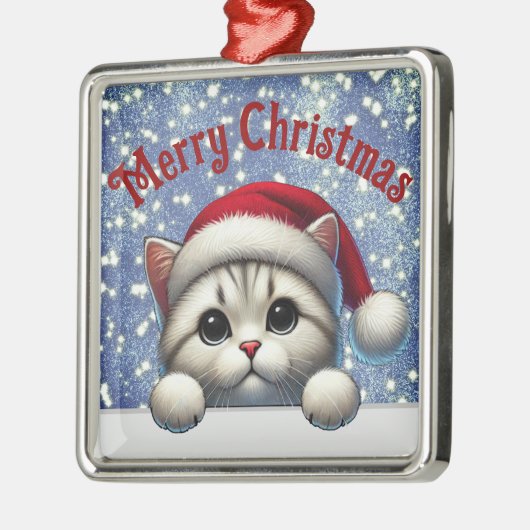 Schattige Cat Christmas Ornament Schattige Kat dec (Links)
